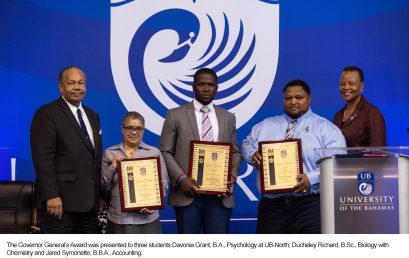 UB Honours Outstanding Achievement Three-Way Tie for Top Award