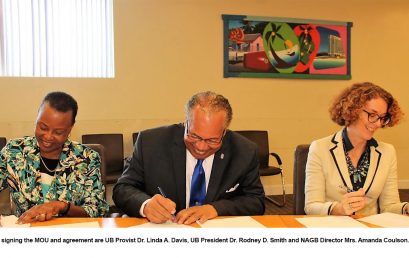 UB and NAGB Formalize Agreement for the Arts