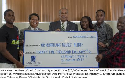 UB President Issues Matching Gift Challenge for Hurricane Relief. University Pledges to Rebuild Northern Campus