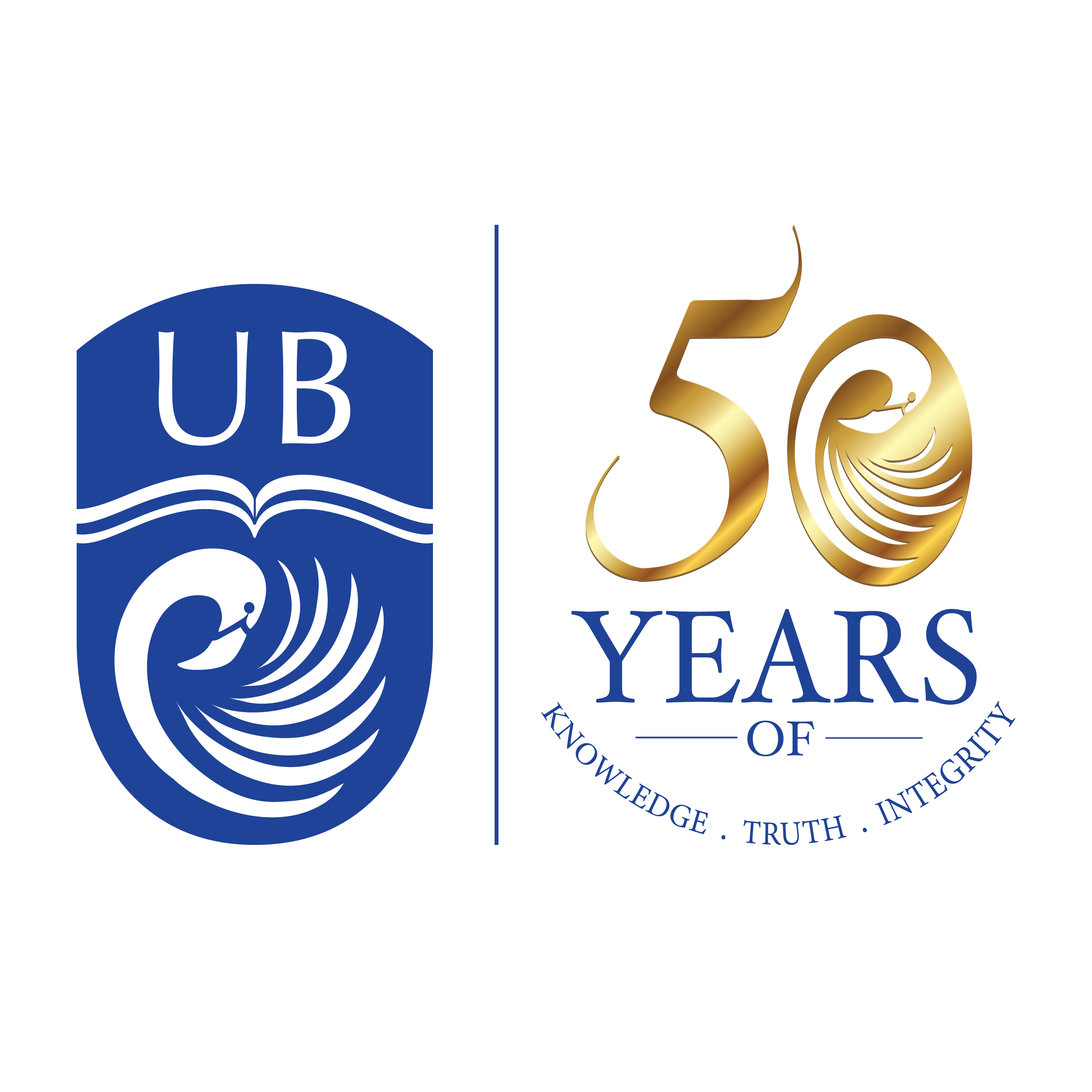 UB 50th logo W_ Shield 2 University of The Bahamas